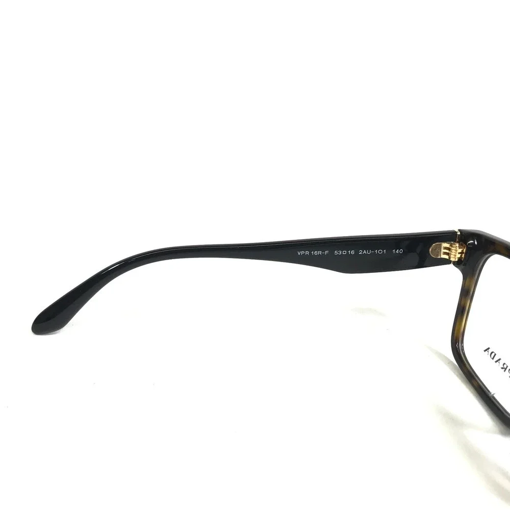 Prada Eyeglasses Frames VPR 16R-F 2AU-1O1 Black Burgundy Red Tortoise 53-16-140